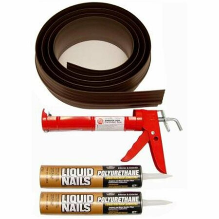 AUTO CARE PRODUCTS Brown 20 ft. Tsunami Door Seal Kit AU25227